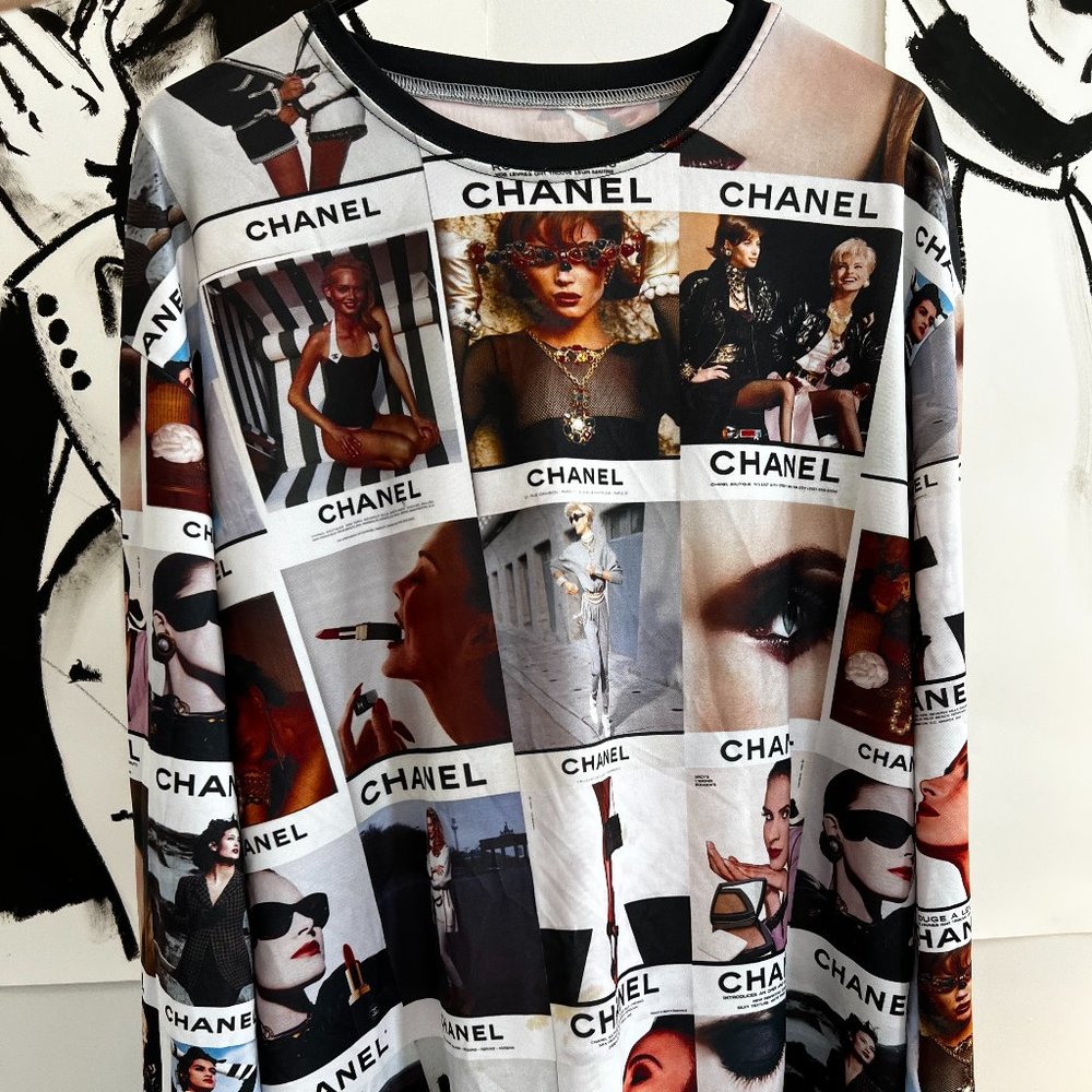 Scott Anderson Chanel Print Long Sleeve